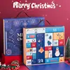 24pcs 2024 Christmas Advent Calendar 24 Days Countdown Calendar Gift Box Fillable Empty Cardboard Number Boxes For Kids Adults 6