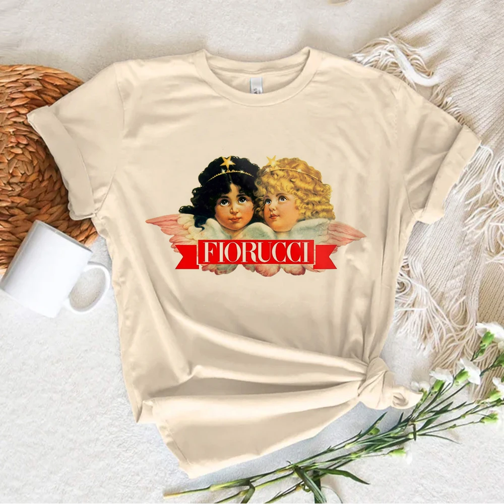 

Angle Funny top women anime t shirt female 2000s Japanese designer clothing