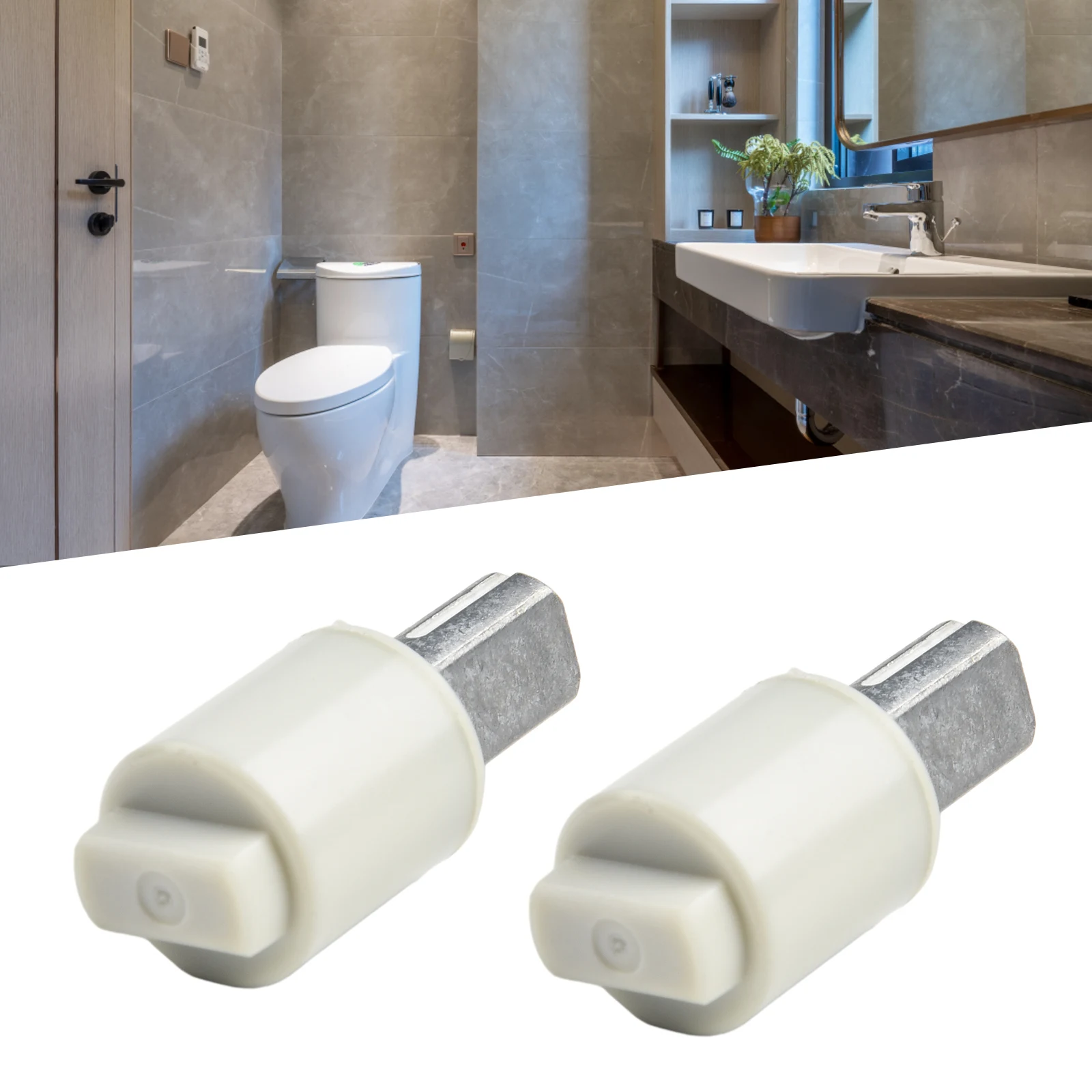 Toilet Seat Accessories 2Pcs Toilet S-Eat Rotary Damper Hydraulic Soft Close Damper Hinge Prevent Noise Toilet Bathroom Accessories