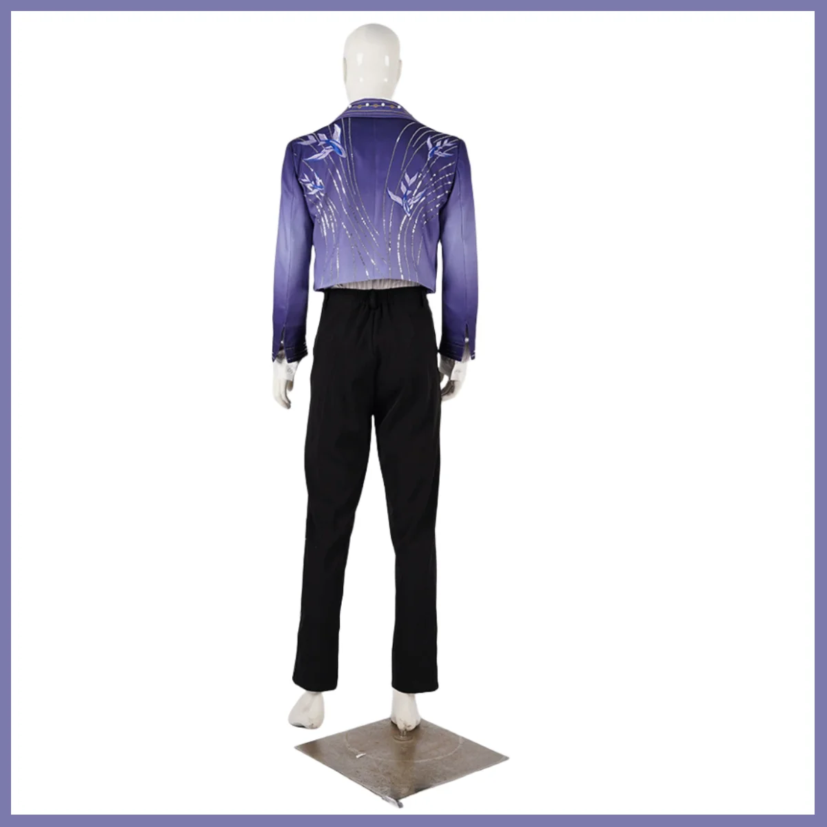Love and Deepspace: Qi Yu | Fantasy Purple Cosplay Costume Set 37 Fantasy Purple Dress Coat Cosplay Costume