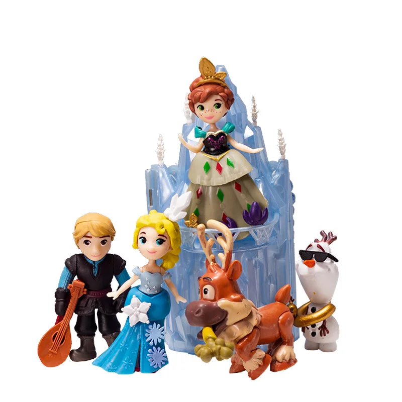 Kit Boneca Anna Frozen Com Boneco Olaf Vinil Macio - Disney no