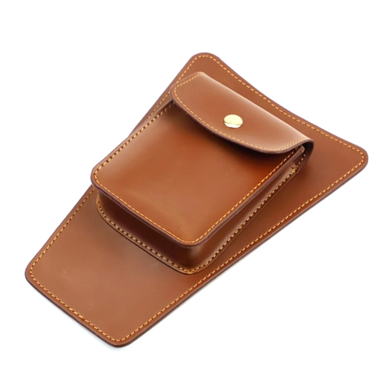 유니버설 오토바이 PU 가죽 가스 연료 오일 탱크 패널 가방 패드 커버 스크래치 방지 주머니 빈티지 내구성 방수