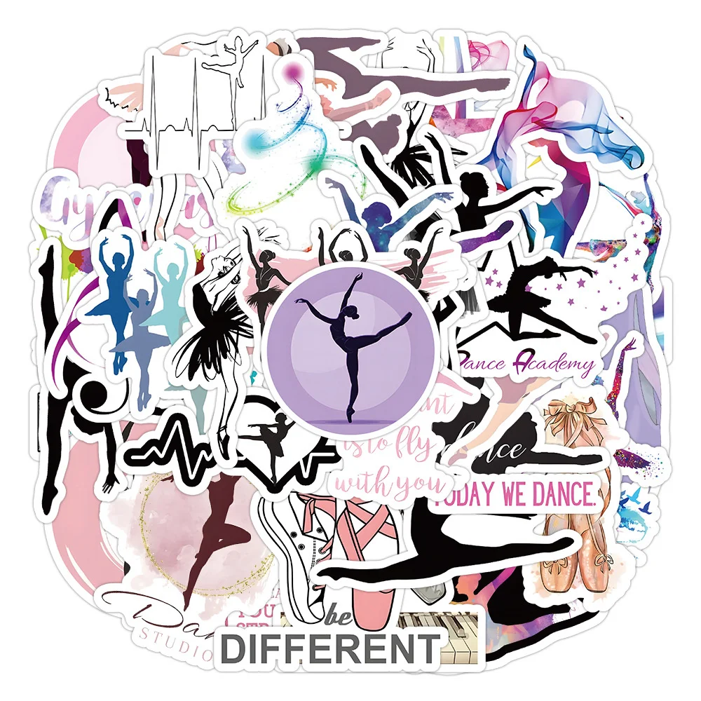 

10/30/50PCS New DIY Dance Stickers Cartoon Creative Anime iPad Computer Luggage Guitar Car Chair Decoration Waterproof Wholesale