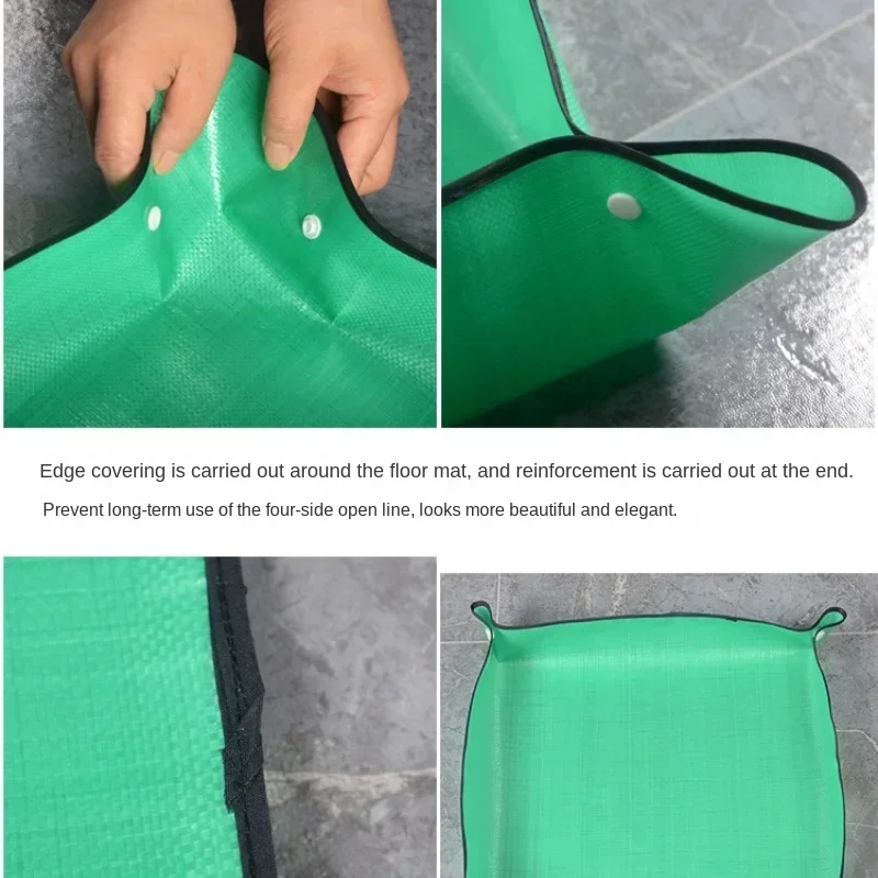 Flower Pot Planting Mat Transplanting Waterproof Mats Gardening Potting Pad Foldable 50cm/100cm Garden Plant planting mat