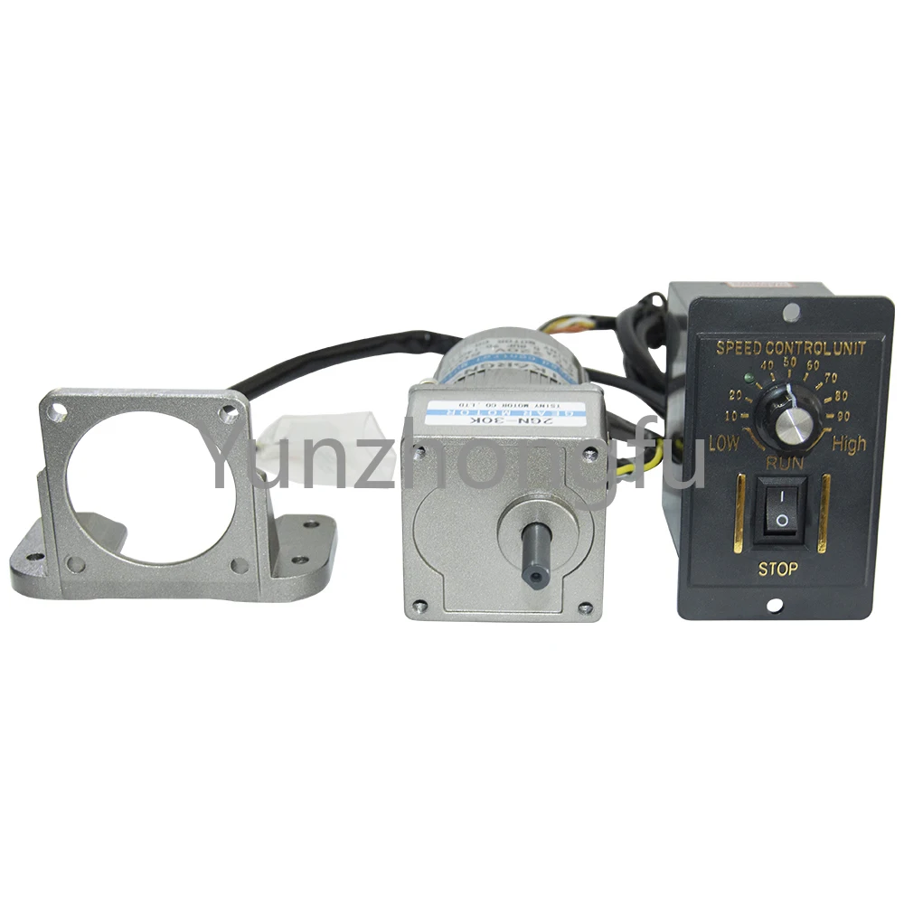 

Rpm Gift Bracket & Speed Controller AC Motor With 2GN Gearbox AC Gear Motor 110V/220V 6W 7.5/15/23/34/54/75/108/150/180/270/450