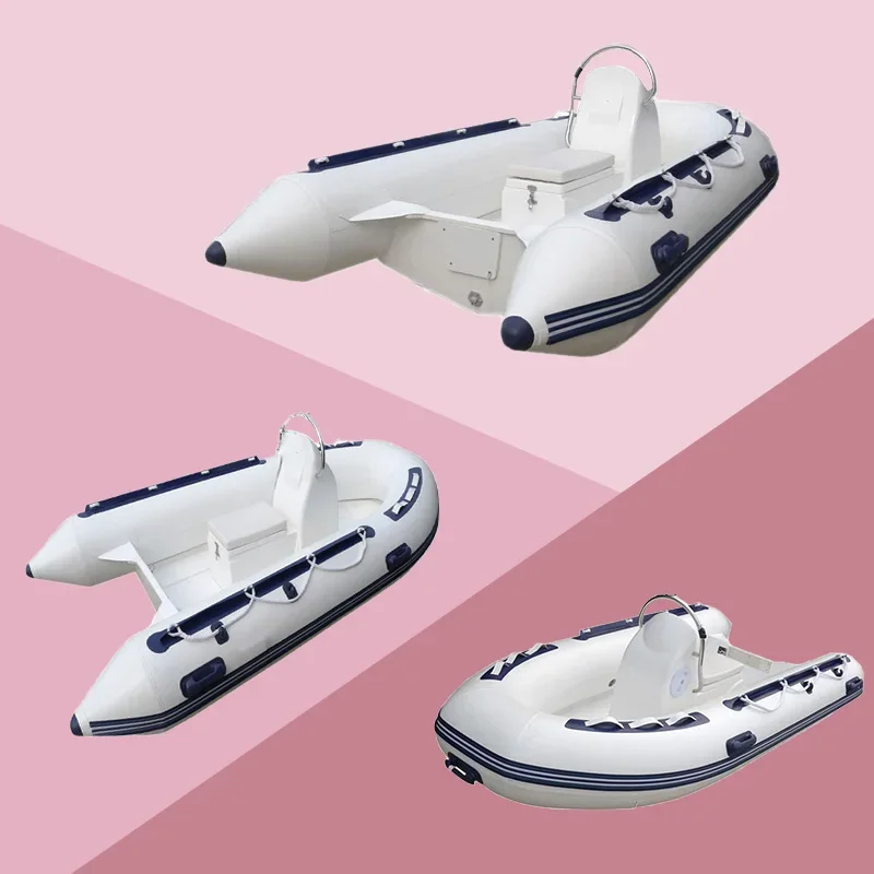 Dive PVC Rib Inflatable Rigid Fishing Power Boat Dinghy Yacht Raft rowing boat