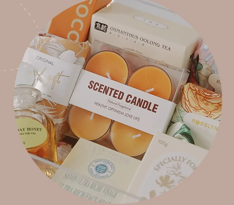 Handmade Cookie Shaped Aromatherapy Candle Cute Children's Friends Gift Gift Home Decoration Ornament