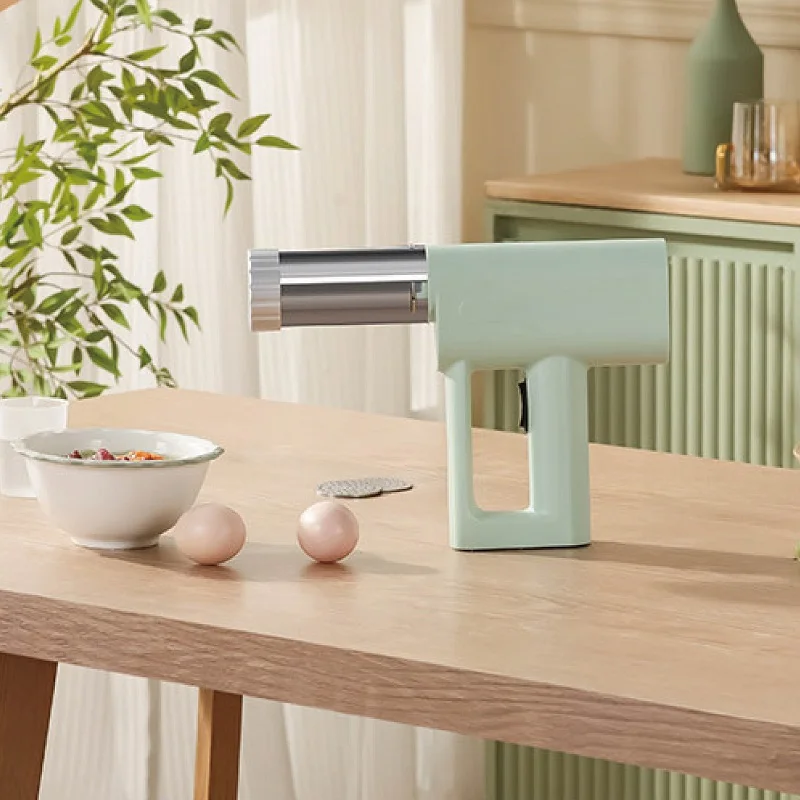 50W Home Noodle Machine 4/6 Molds Wireless Handheld Electric Noodle Gun Machine Portable Automatic Dough Pressing
