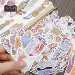 100pcs Fashion Girls Stickers Kawaii Stationery DIY Scrapbooking Journal Planner Diary Decorations Handmade Art Crafts