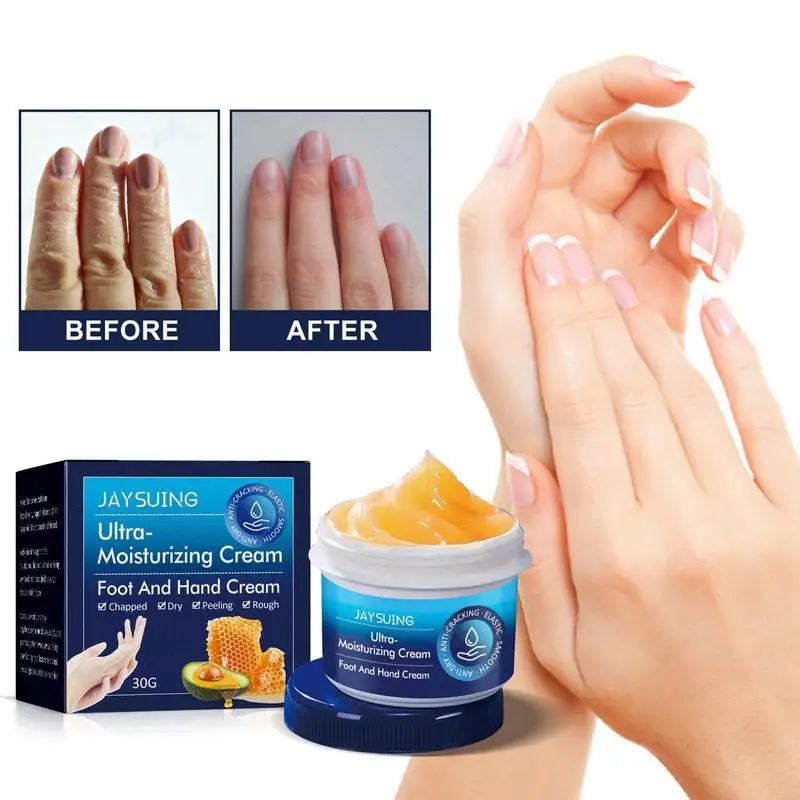 Anti-crack Moisture Hand Cream Hands And Foot Moisturizer Long Lasting Hand Lotion Ultra Moisturizing Fragrance-Free Skin Cream