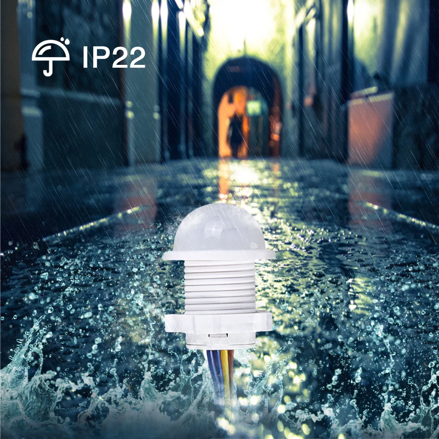 110V 220V Motion Sensor Mini Pir Infrared Smart Switch Smart Home Human Body Automatic Night Lamp