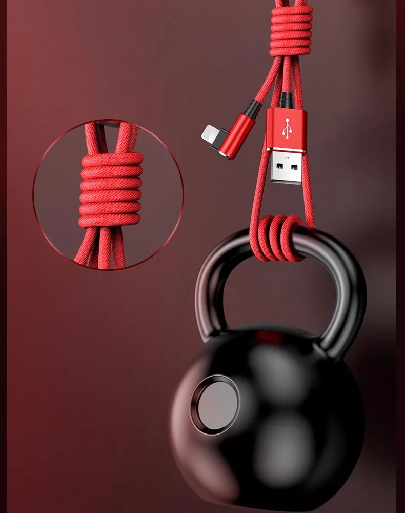90° USB Lightning Kabel für iPhone