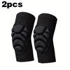 2PCS Anti-Collision Elbow Pads for Sports - EVA Foam Protection, Non-Slip Design for Dance, Cycling & Outdoor (Black) 3