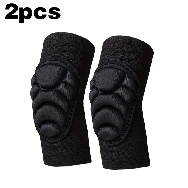 2PCS Anti-Collision Elbow Pads for Sports - EVA Foam Protection, Non-Slip Design for Dance, Cycling & Outdoor (Black) 3