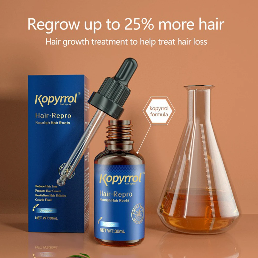 Natural Hair Growth Essential Oil Repairing Thicken Hair Serum Anti Hair Loss Treatments Scalp