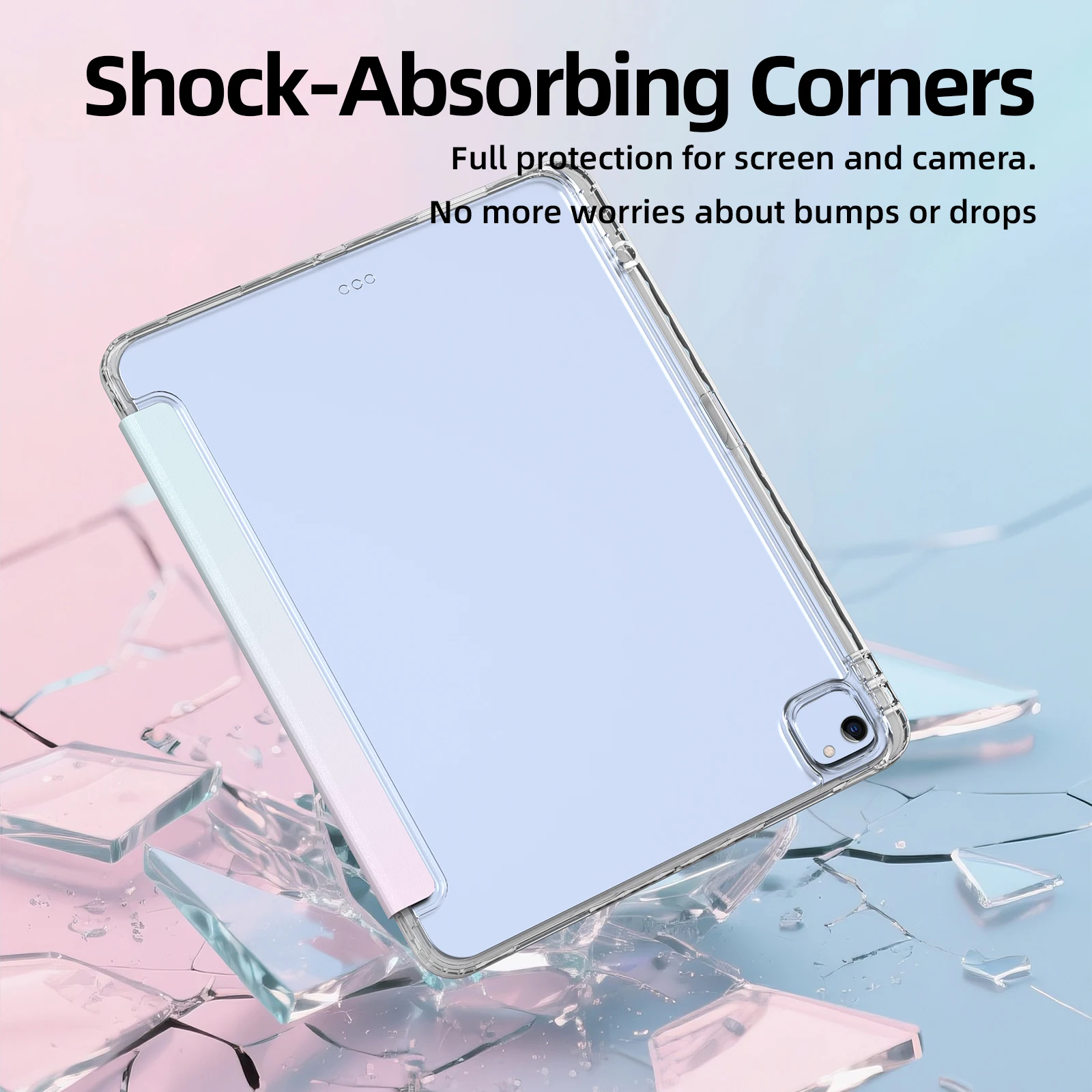 Goojodoq Foldable Case with Stand for iPad (Y-Fold)