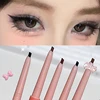 Silky Black Brown Eye Liner Pencil Waterproof Eyeliner Pen Natural Matte Eyeliner Long-lasting Easy To Color Eye Makeup Cosmetic 3