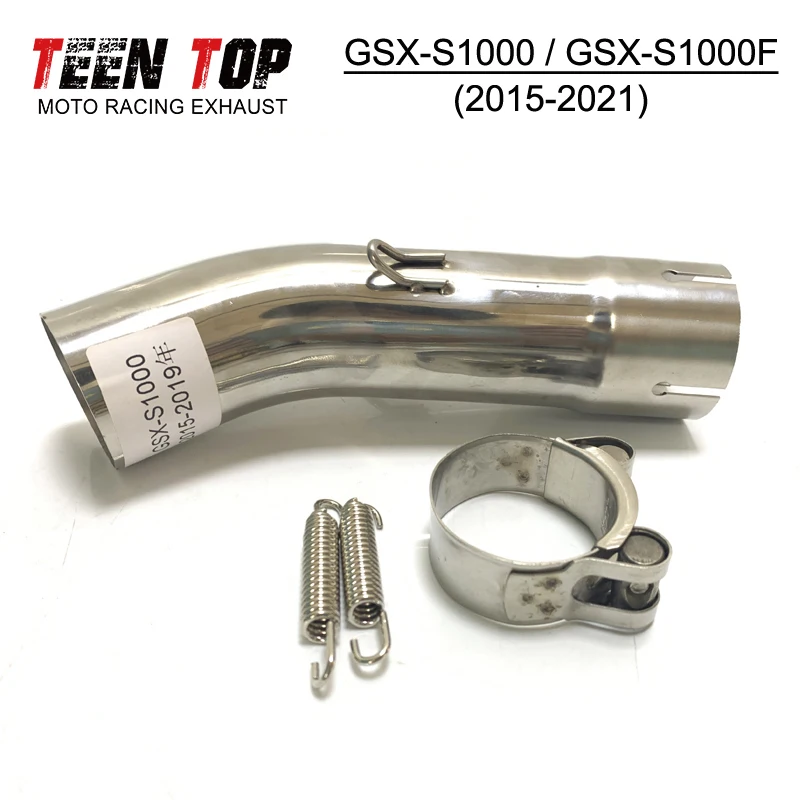 Tubo Centrale Di Scarico Moto Per Suzuki Gsxs1000 Gsxs1000F 2015-2021 Fuga Moto Steel Link Connect Tube Gsx-S1000 Gsx-S1000F