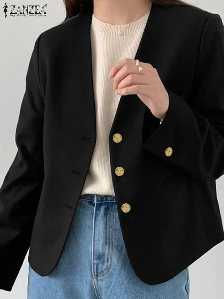 Traje De Chaqueta Y Pantalón Para Mujer - Conjunto Elegante De Primavera/otoño, Poliéster Elástico - Varios Colores