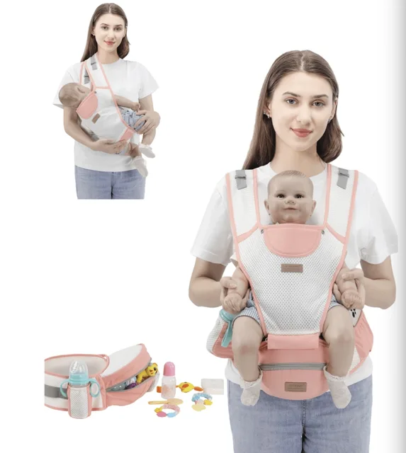 3D mesh baby carrier Baby Hipseat Kangaroo  Ergonomic Carrier Hip Seat Baby Sling Wrap Sling 4