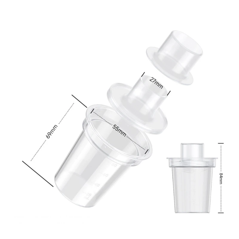 Set of 6pcs Milk Powder Storage Box Baby Formula Dispensers Portable
