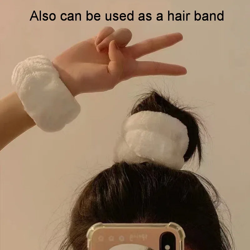Wrist Wash Band For Women Sweatband Wrist Towels For Washing Face Sport Cuffs Sweat Band Makeup Wristband Hair Ring wrist sweat wristbands wrist sweatband