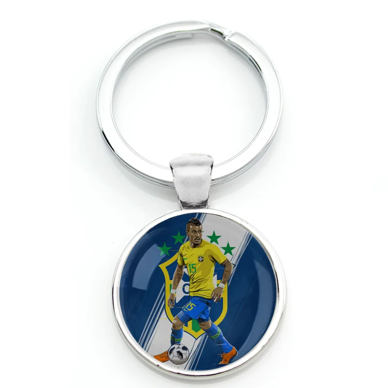 Art Attack Panamanian Flag Keychain - Republic Of Panama National Soccer Team Fan Accessory, Silver Charm Pendant - View #8