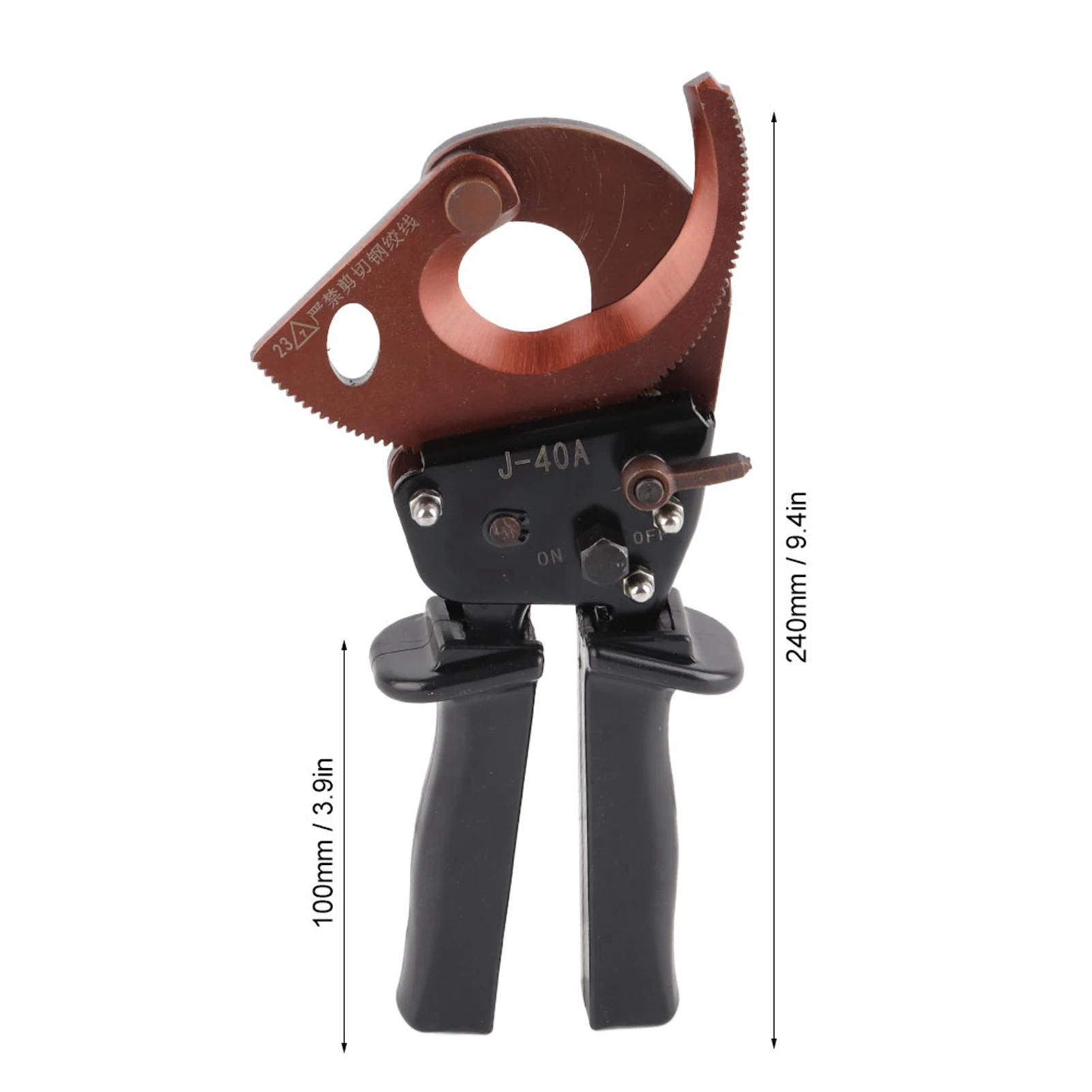 Cable Cutting Scissors Ratchet Scissors J40A 300mm² Ratchet Industrial Grade Cable Scissors Hardware Hand Operated Cutting Tool 3