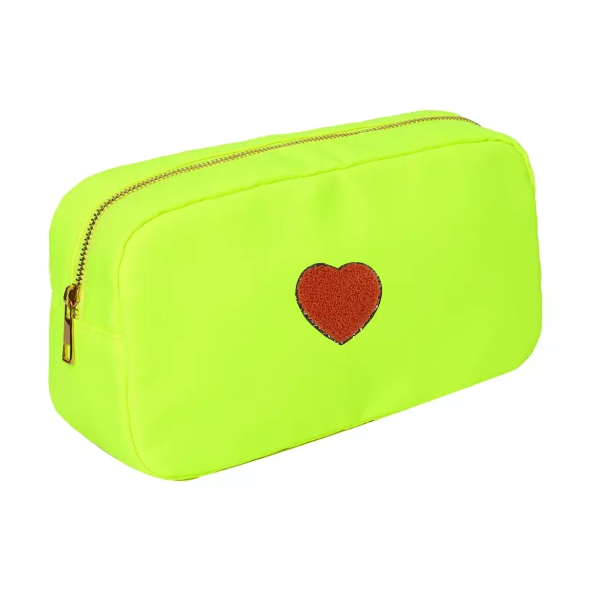 4 Sizes Nylon Travel Cosmetic Storage Bag Embroidery Patch Personalize Toiletry Pouch Organizer Birthday Party College Team Gift