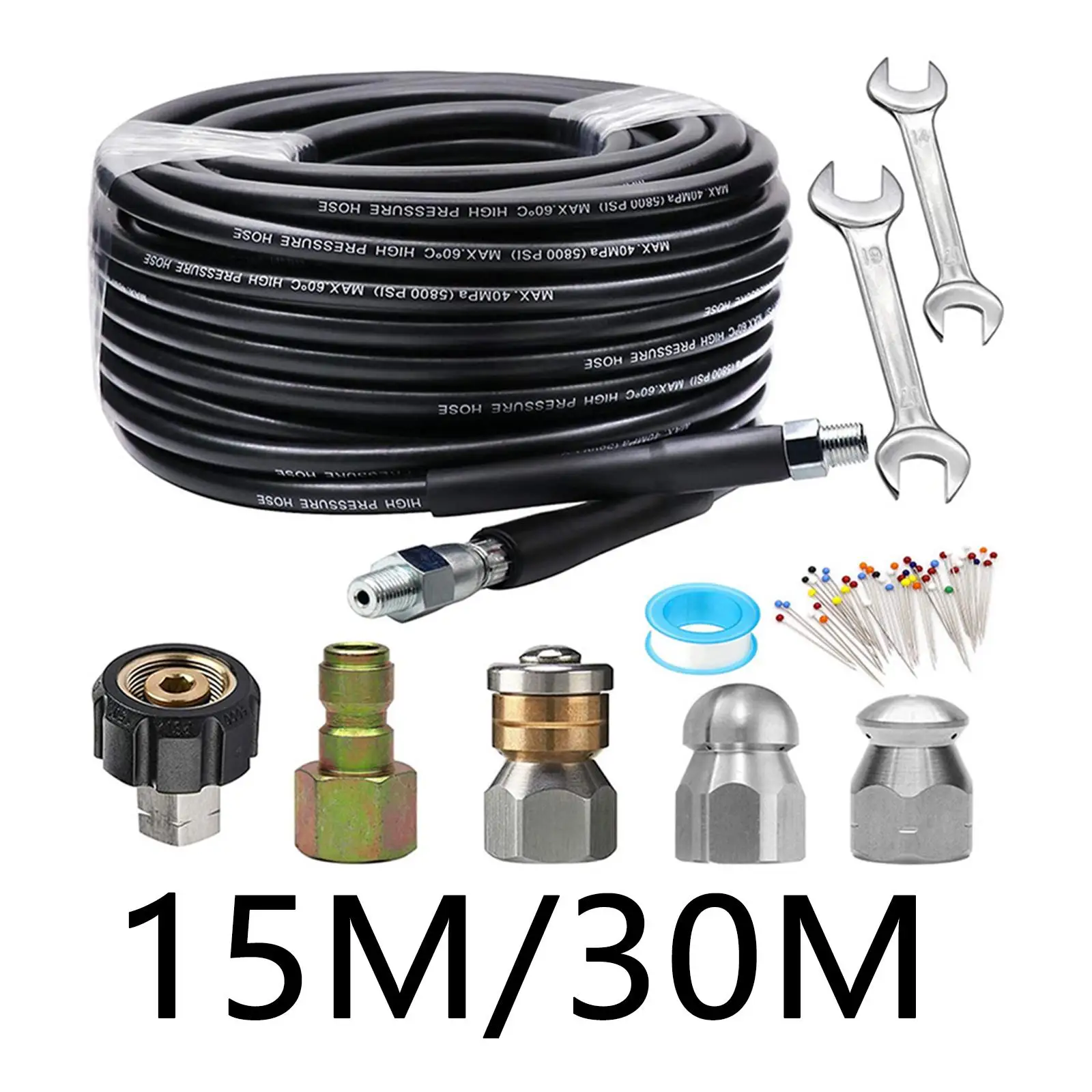 Cleaning Extension Hose Set Quick Connect 5800PSI Compatible with Kar