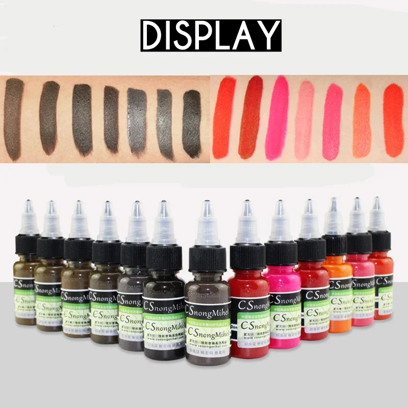 

15ml Microblading Tattoo Paint Eyebrow Emulsion Tattoos Ink Liquid Permablend Pigment Permanent Makeup Micropigmentation Tint