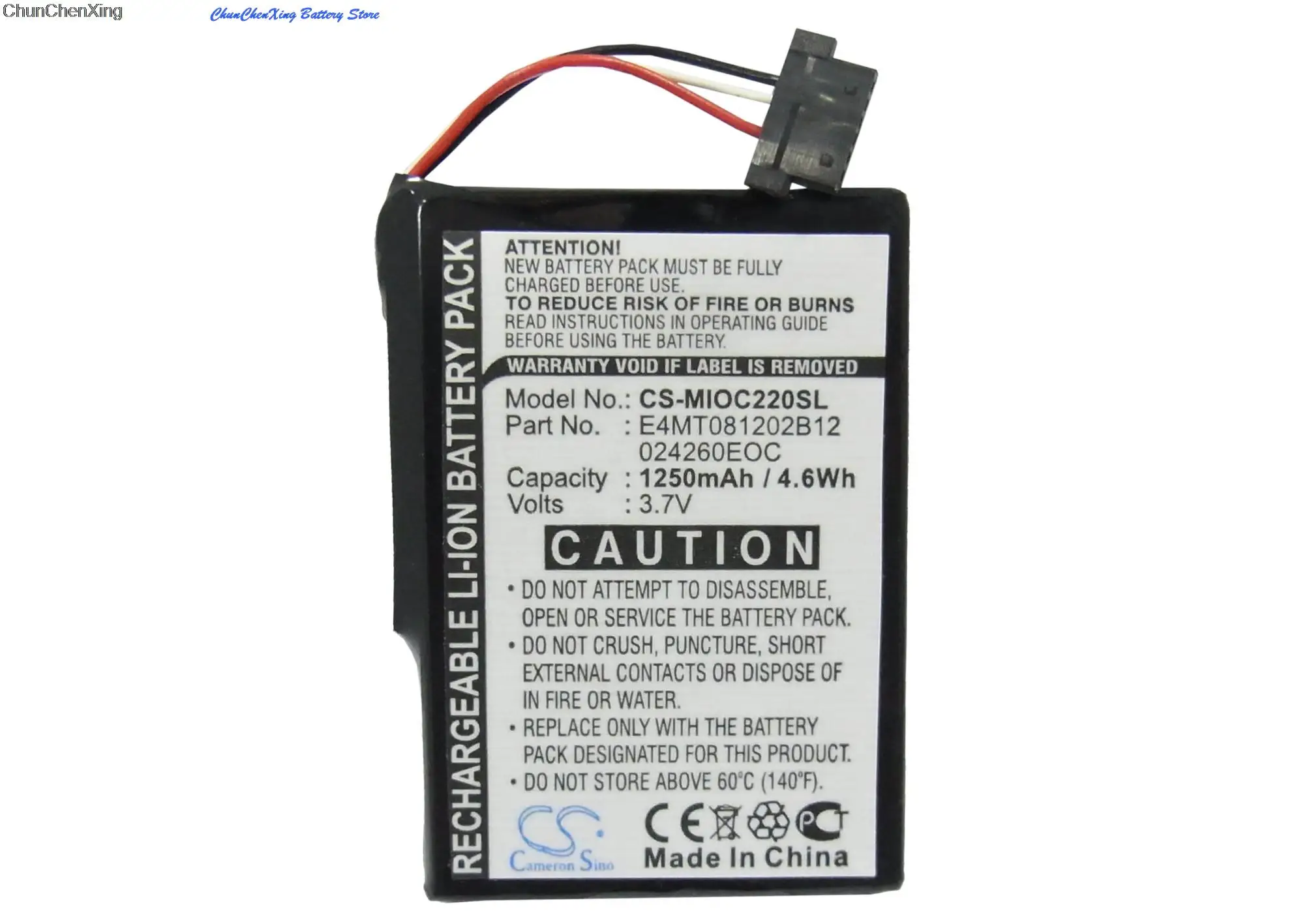 Batteria 1250Mah Bplp1200 Muslimper Clarion Map 770, Map770, Map780, Per Pioneer Avic-S1
