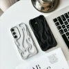 New 3D Flame pattern Case For Samsung Galaxy S25 S24 S23 Ultra Plus A16 A06 A15 A14 Fashion Hollow Slim Shockproof soft Cover 3