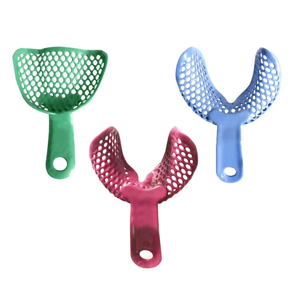 Dental Tray Toothless Tray Plastic Steel Denture Tray Special Tools for