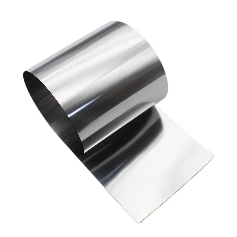 Premium Titanfolie TA1 - 0,03mm X 120mm X 500mm Reinsttitan Blech Für Schweißen