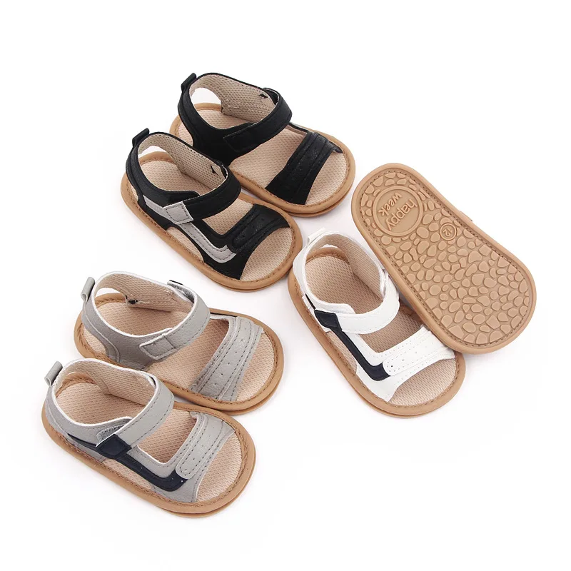 Infant Baby Boys Sandals Toddler Summer Shoes Newborn Bebes Soft Anti-slip Rubber Bottom Footwear for 1 Year Old Girls Sandalen