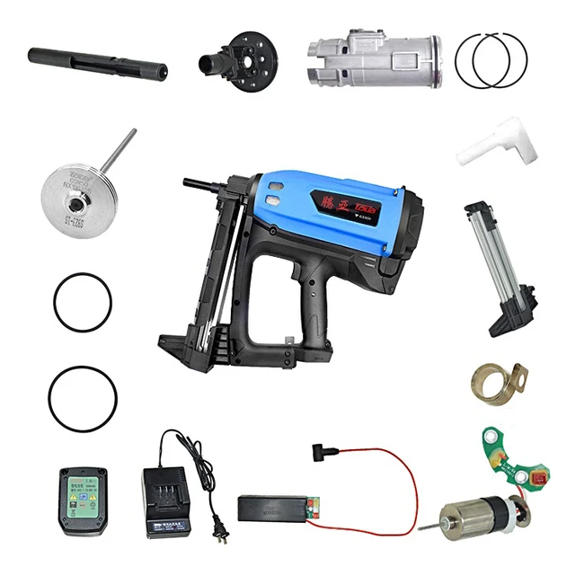 Neue batterie gas nail gun GSN50 tragbare toua luft nagler pistolen -  AliExpress