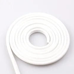 Universal 5M Car Door Protector Strip - Anti - Collision Edge Guard with Steel Reinforcement (White 5M)