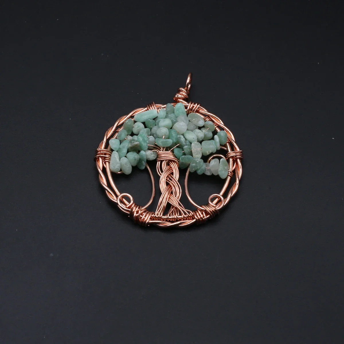 5PCS Wholesale Natural Stone Crystal Agate Life Tree Shaped Gravel Pendant DIY Jewelry Making 7 Chakra Necklace Accessories Gift