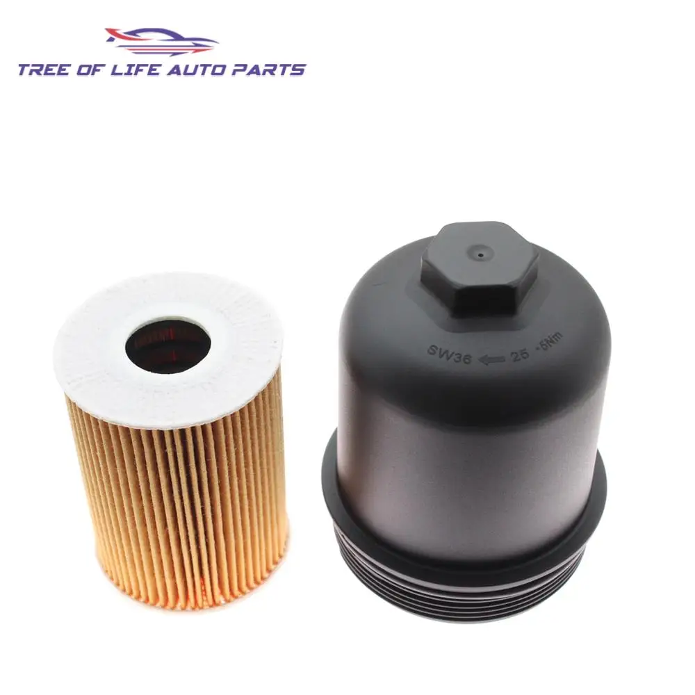 For Porsche Macan 3.6L 3.0L 2015- Panamera 2014- Cayenne 2015- Engine Oil Filter Housing Cover Cap 94610702275