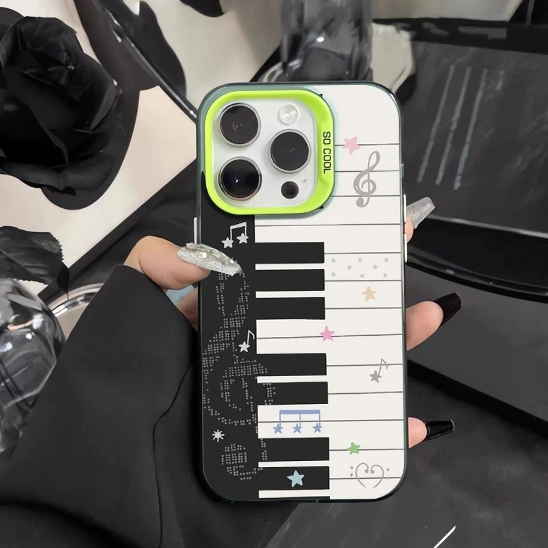 Frosted Acrylic Hard Cover - Piano Music Lover Design