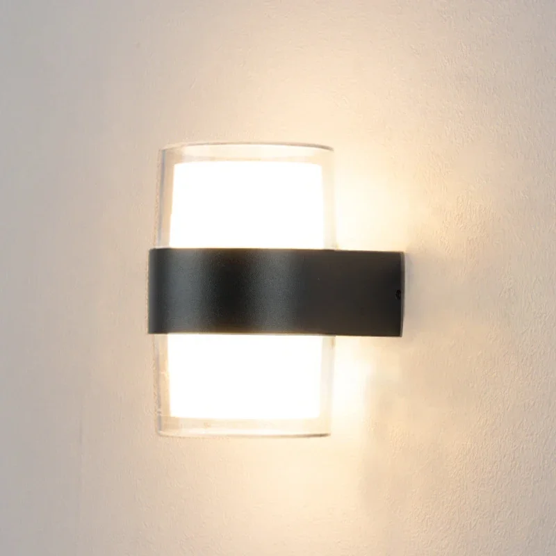 

Creative Minimalist Wall Lamp Square Circular Hotel Hallway Living Room Bedroom Corridor Wall Lights Modern Outdoor LED Lighting
