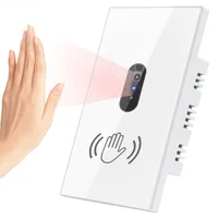 EU UK US Touchless hand wave smart switch Non-Touch IR Sensing wall switch Hand Scan Smart Switch for light 1