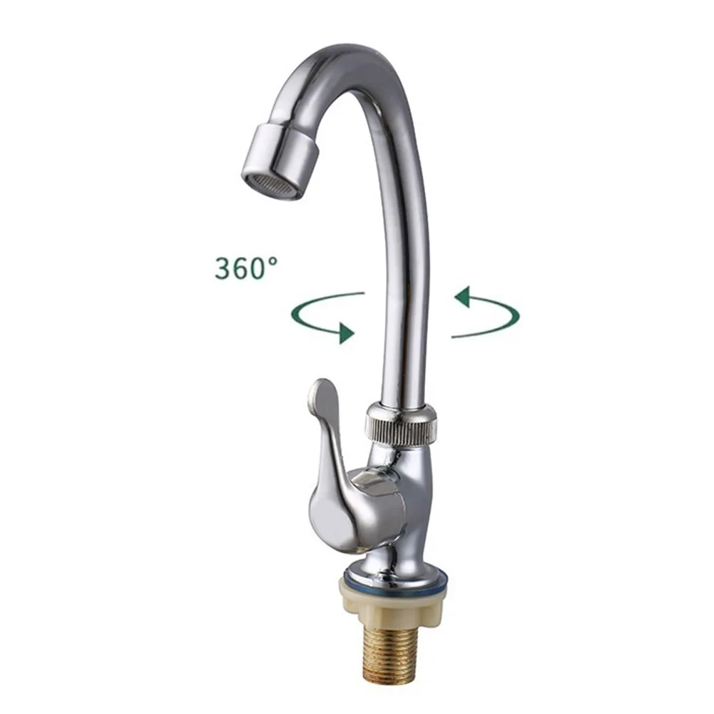 

New Plastic Steel Kitchen Faucet Water Purifier Single Lever Hole Cold Tap Kitchen Fixture Durable Kitchen Faucets