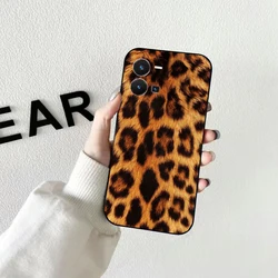 Leopard Cheetah Print Phone Case for VIVO iQOO Z8x (Silicone)