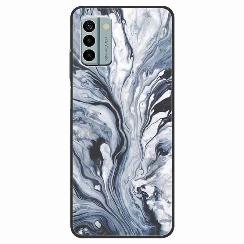 Custodia Per Nokia G22 Con Motivo Floreale Trasparente - Cover Sottile In TPU Morbido - Antiurto E Leggera - Compatibile Con TA-1516