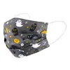 1~4SETS Disposable Print Mask For Adult Children's Face Mask 3-layer Breathable Safety Dust-proof 8 Style Outdoor Mask Health 4