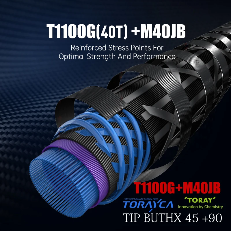 Leydun BROOK 超軽量釣竿 4 + 1 セクション 74 グラム MF アクション