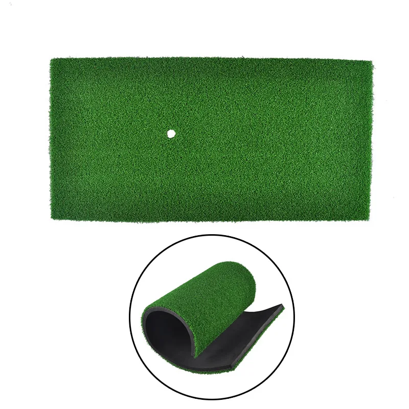 Pgm Indoor Achtertuin Golfmat Training Raken Pad Oefenen Rubber T-Stuk Houder Grasmat Grassroots Groen 60Cm * 30Cm