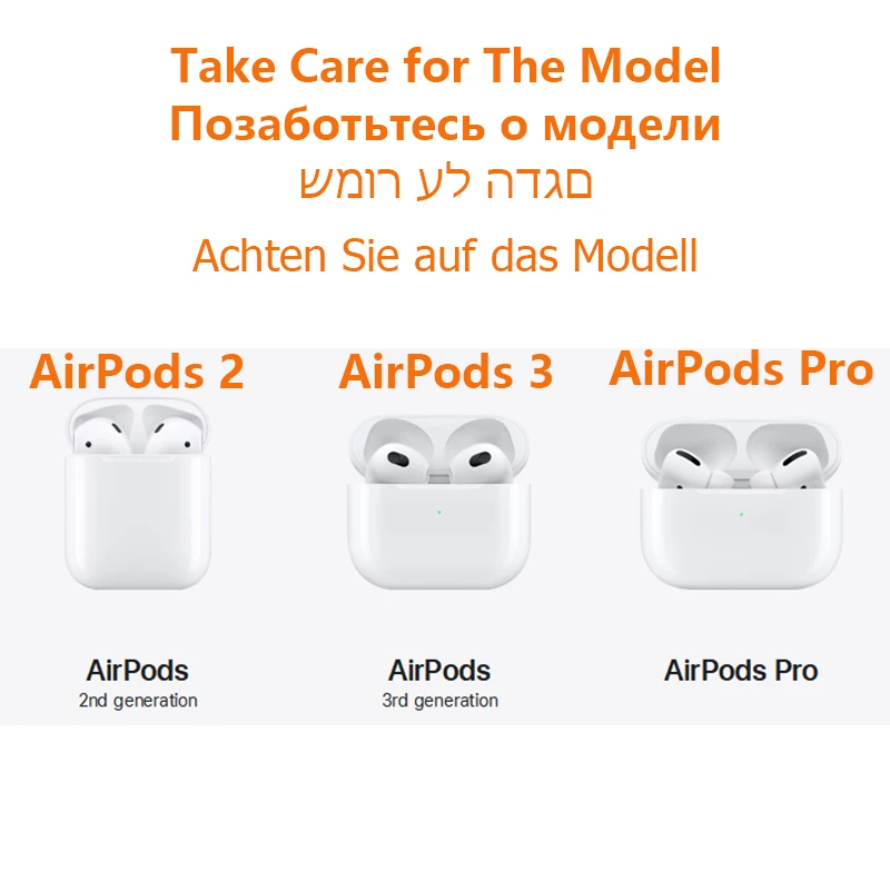 Genuíno Couro de Vaca Case Plástico Capa para Airpods Pro Luxo Retro Couro Case Protetor para Airpods 1 - Image 6
